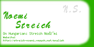 noemi streich business card